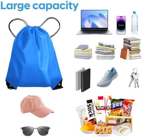CHEPULA Drawstring Bags 20pcs Bulk Gym Backpack