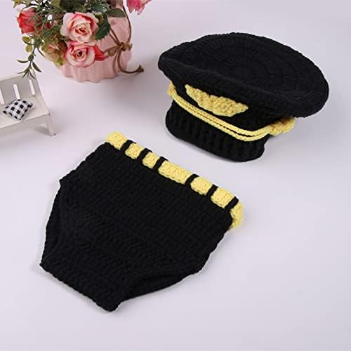 2PcsSet Baby Police Costume Set with Hat and Pants