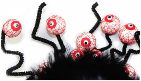 OBILAN Halloween Headband with Spider Legs and Eyeballs