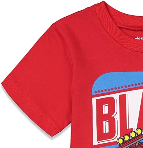 Nickelodeon Blaze and the Monster Machines Graphic T-Shirt and Shorts Outfit Set for Boys