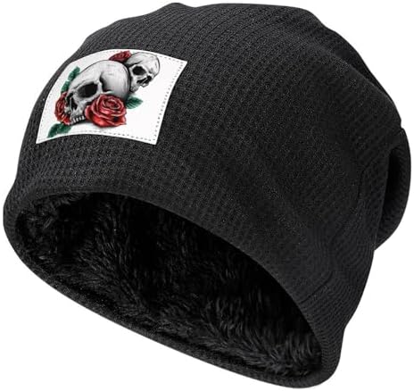 Bttllke Unisex Fleece Lined Winter Beanie Hat