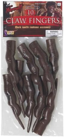 Forum Novelties Werewolf Claw Fingers Brown Standard