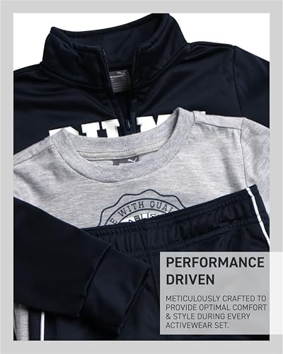 PUMA Toddler Boys 3 Piece Activewear Set