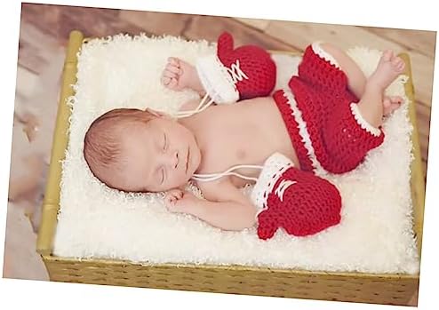 Newborn Photography Props Knitted Outfit Set for Baby