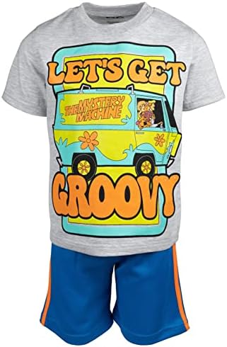 Scooby-Doo Graphic T-Shirt and Mesh Shorts Set