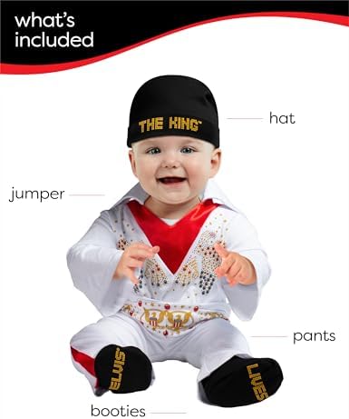 Rubies Baby Boys Elvis Costume Party Supplies Multi Color