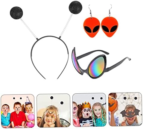 BESTYASH Halloween Party Headband and Eyeglasses Set