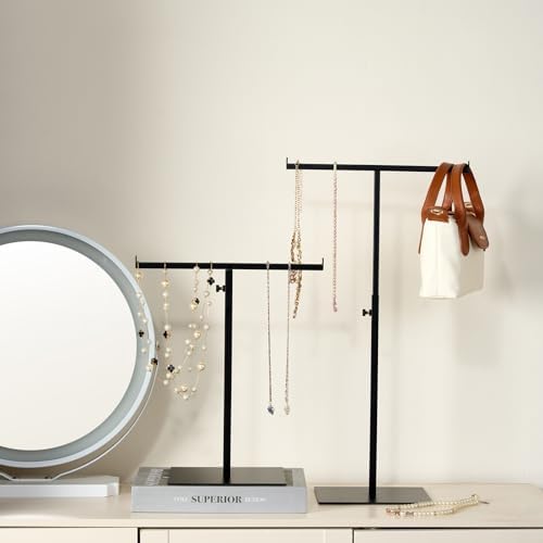 Adjustable Height Jewelry Display Stand 2 Pack