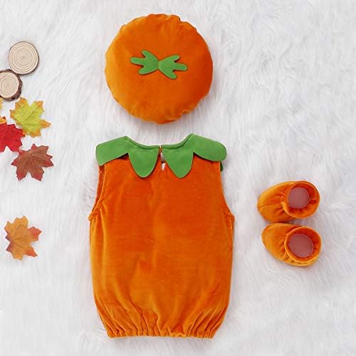 VISGOGO Halloween Baby Costume Romper Set 3PCS