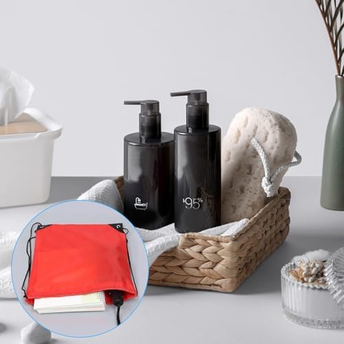 RUGLAMZHIP 8Pcs Waterproof Drawstring Backpacks