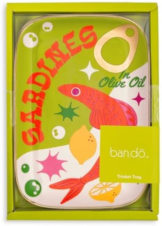 bando Novelty Trinket Tray Sardines Ceramic