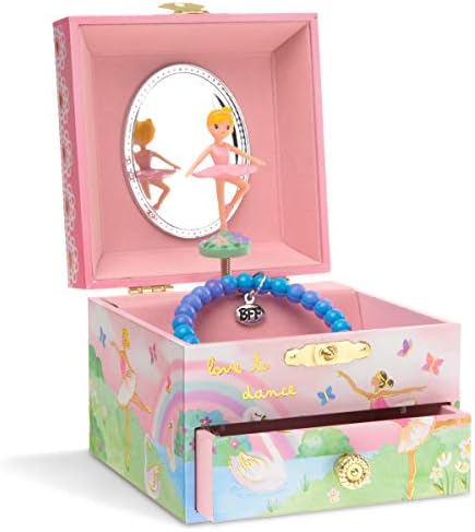 Jewelkeeper Kids Jewelry Box Musical Storage with Swan Lake Tune
