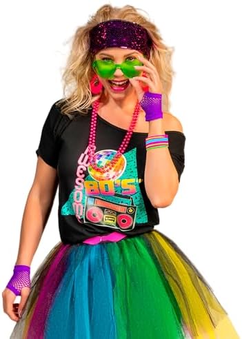 Spooktacular Creations 80s Costume Set for Women