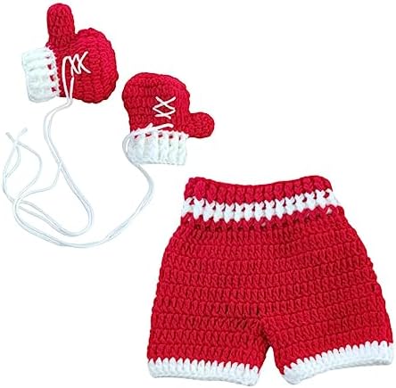 Newborn Photography Props Knitted Outfit Set for Baby
