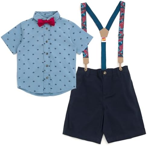 Marvel Spider-Man 4 Piece Outfit Set for Boys