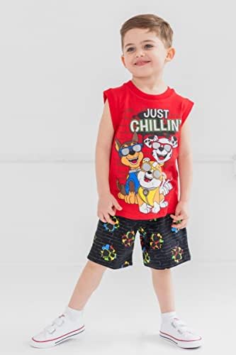 Paw Patrol Rocky Rubble Marshall 3 Piece Outfit Set for Boys
