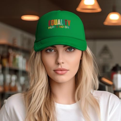Equality Hurts No One Mesh Adjustable Baseball Cap for Men Women