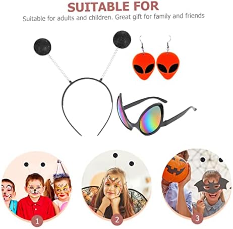 BESTYASH Halloween Party Headband and Eyeglasses Set