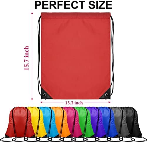 Chumia 120 Piece Drawstring Bag Set 10 Colors