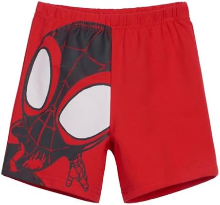 Marvel Spidey Hoodie and French Terry Shorts for Kids 2T-10-12
