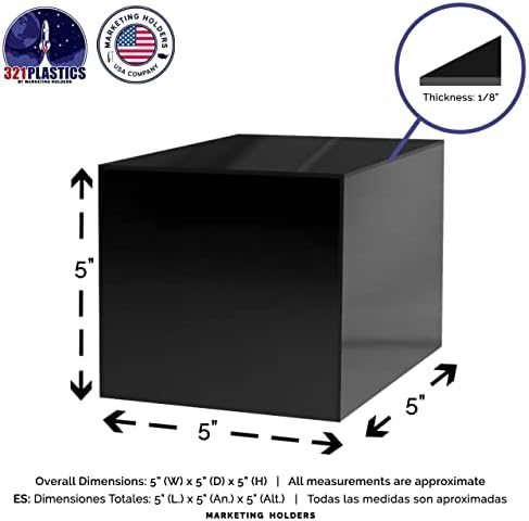 Marketing Holders 5 Inch Acrylic Display Riser Box