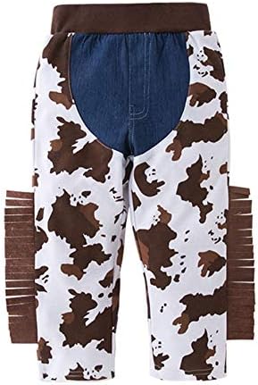 stylesilove Kid Boys Cartoon Cowboy Outfit 4pcs Set