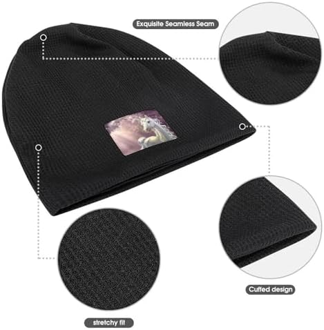 Bttllke Unisex Fleece Lined Winter Beanie Hat for Men Women 1