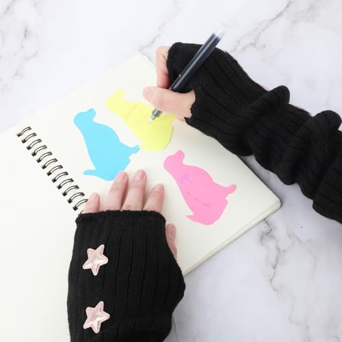 2Pcs Adorable Star Arm Warmers for Women and Kids