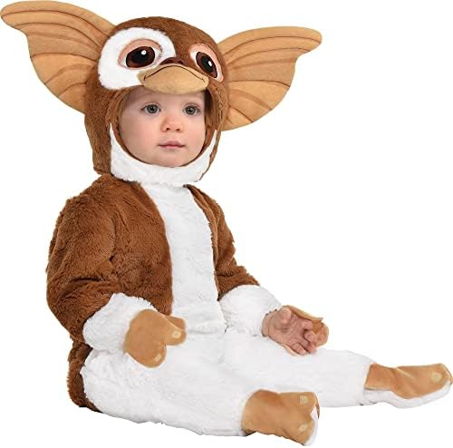 Party City Gizmo Halloween Costume for Babies 0-6 Months