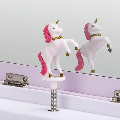 Art Lins Bella Unicorn Musical Jewelry Box Purple