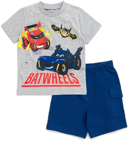DC Comics Batwheels Toddler T-Shirt and Shorts Set