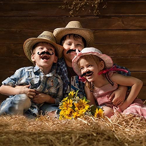 Jutoe 48pcs Fake Mustaches Halloween Party Supplies