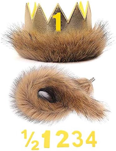 Shalofer Baby Wild Things Are Romper with Tail and Crown