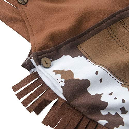 Baby Boy Sheriff Cowboy Costume Overalls 3-Piece