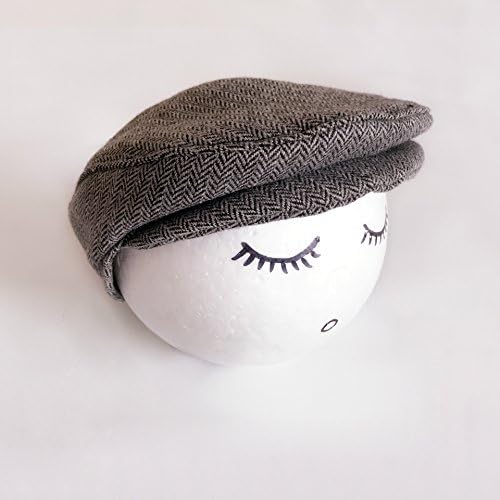 Vemonllas Gentleman Cap Hat with Glasses Baby Photography Set