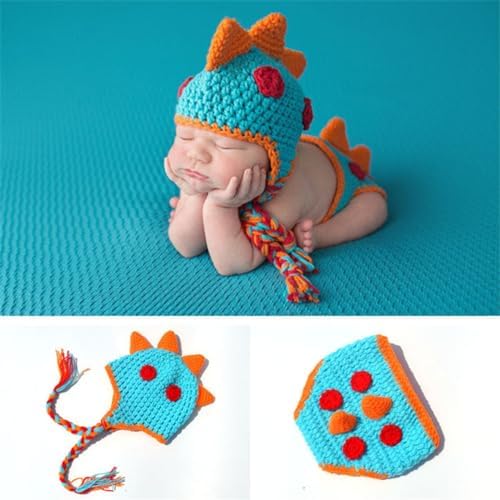 HIPIHOM Newborn Baby Costume with Dinosaur Design
