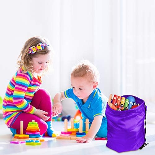 FEPITO 22 Pack Purple Drawstring Bags