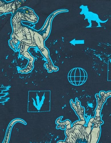 Jurassic World Blue Graphic Sweatshirt and Bike Shorts Set for Kids