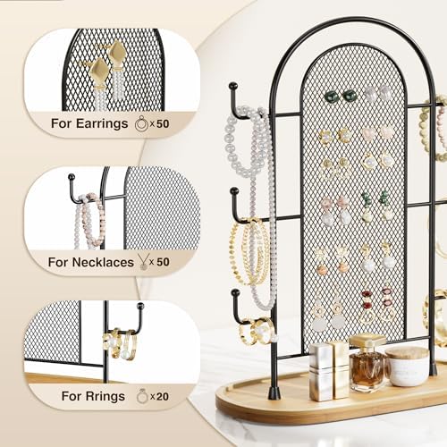 Bussdis Jewelry Holder Earring Display Organizer