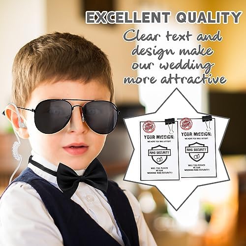 Mepase 14 Pcs Ring Bearer Security Set for Kids