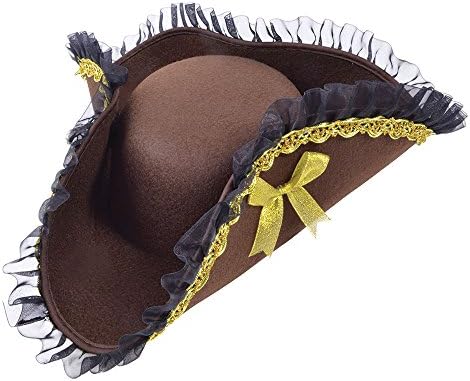 Bristol Novelty BH608 Tricorn Hat Pirate Lady