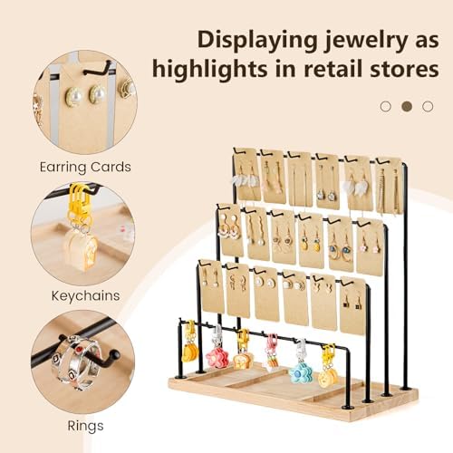 4 Tier Earring Display Stand for Vendors