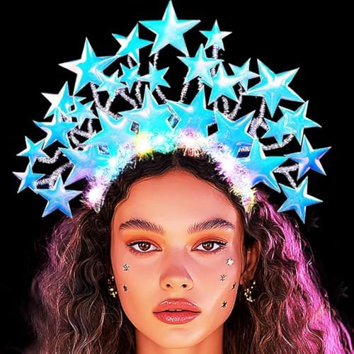 GORTIN LED Star Headband for Women