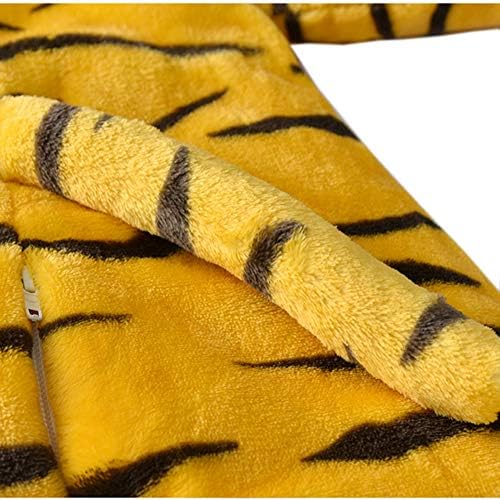 Baby Animal Costume Hooded Flannel Romper Toddler Cosplay Jumpsuit Warm Outfit