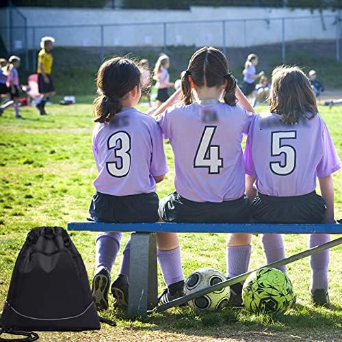 Louenth Sports Drawstring Backpack with Ball Net