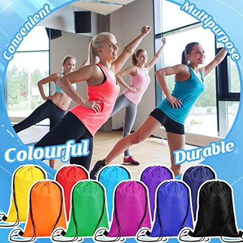 Roowest 200 Piece Drawstring Backpack Set 10 Colors