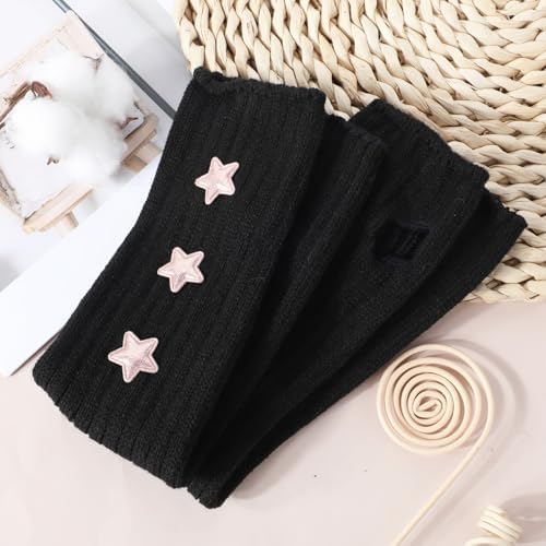 2Pcs Adorable Star Arm Warmers for Women and Kids