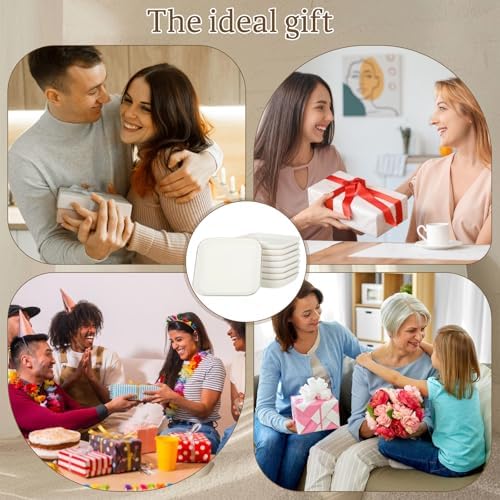 8 Pcs Ceramic Jewelry Tray 44 in Storage Organizer for Women