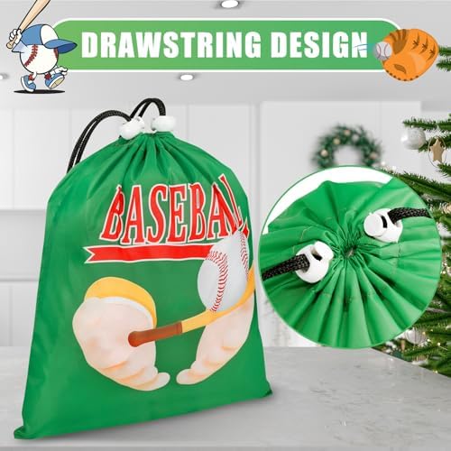 PLMMOUT 12 Pack Baseball Drawstring Bags