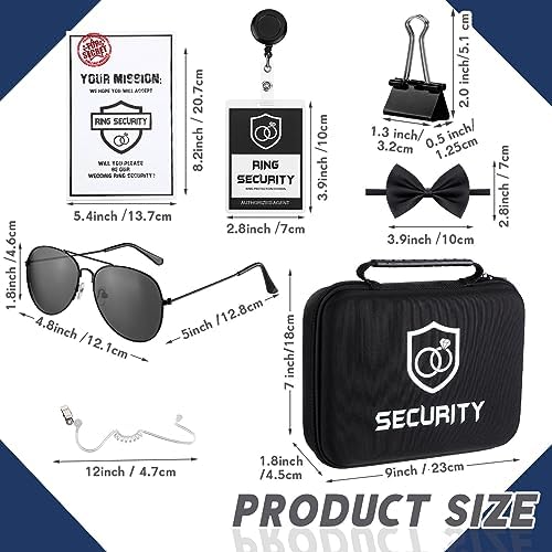 Mepase 14 Pcs Ring Bearer Security Set for Kids